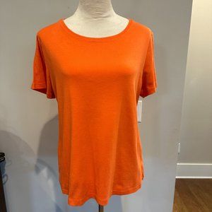 Talbots Short Sleeve Tee - Orange - Size XL